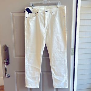 Rag and Bone Fit 2 Slim 36W 30L white jeans